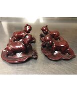 4 Hand Carved Cinnabar Babies On Lillypads Figure Figurine Japan China Z... - $1,012.74 MXN 4 Hand Carved Cinnabar Babies On Lillypads Figure Figurine Japan China Z... - $1,012.74 MXN