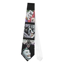 Necktie Joker Clown Prince of Crime Card Insane Harley Cosplay Halloween - £20.56 GBP