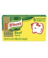 Knorr Beef Bouillon 6 Cubes 2.2 Oz (Pack Of 2 Boxes) - £11.69 GBP