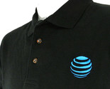 AT&amp;T Mobility Tech Employee Uniform Polo Shirt Black Size L Large NEW - £20.14 GBP