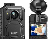 Boblov Kj23 Body Mounted Camera, Internal 64Gb Memory, 1296P Video Recor... - £101.75 GBP