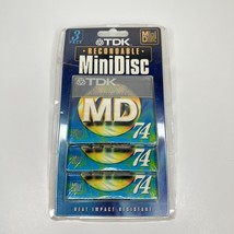 Mini Disc TDK Digital Audio MiniDisc Recordable 74 Minutes Japan MD-XG74... - $27.20