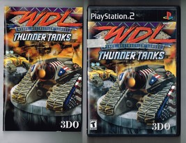 WDL Thunder Tanks PS2 Game PlayStation 2 CIB - £57.68 GBP