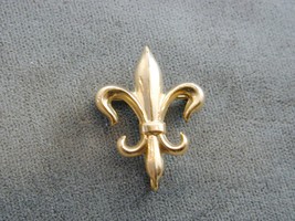 Vintage GF Fleur De Lis Locket Pocket Watch Holder Pin - $29.99
