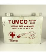 Vintage Tumco First Aid Kit Tin Martin Lake Texas Utilities Mining Compa... - $25.88 CAD