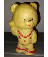RARE VTG Soviet Era Rubber Teddy Bear Collectible Russian Toy - $20.50
