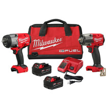 MILWAUKEE 3010-22 M18 FUEL 1/2&quot; And 3/8&quot; High Torque Automotive Combo Kit NEW - £877.45 GBP