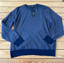 banana republic NWT $59.99 Men’s stripe pullover sweater Size XL blue i9 - £19.53 GBP