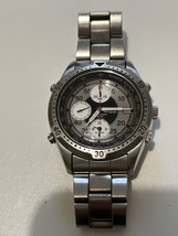 SEIKO Chronograph Men&#39;s Watch Silver 5BAR Chronograph - $2,202.46 MXN