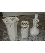Lot of 3 Lenox Vases, Tallest is 7-3/4” - £25.81 GBP