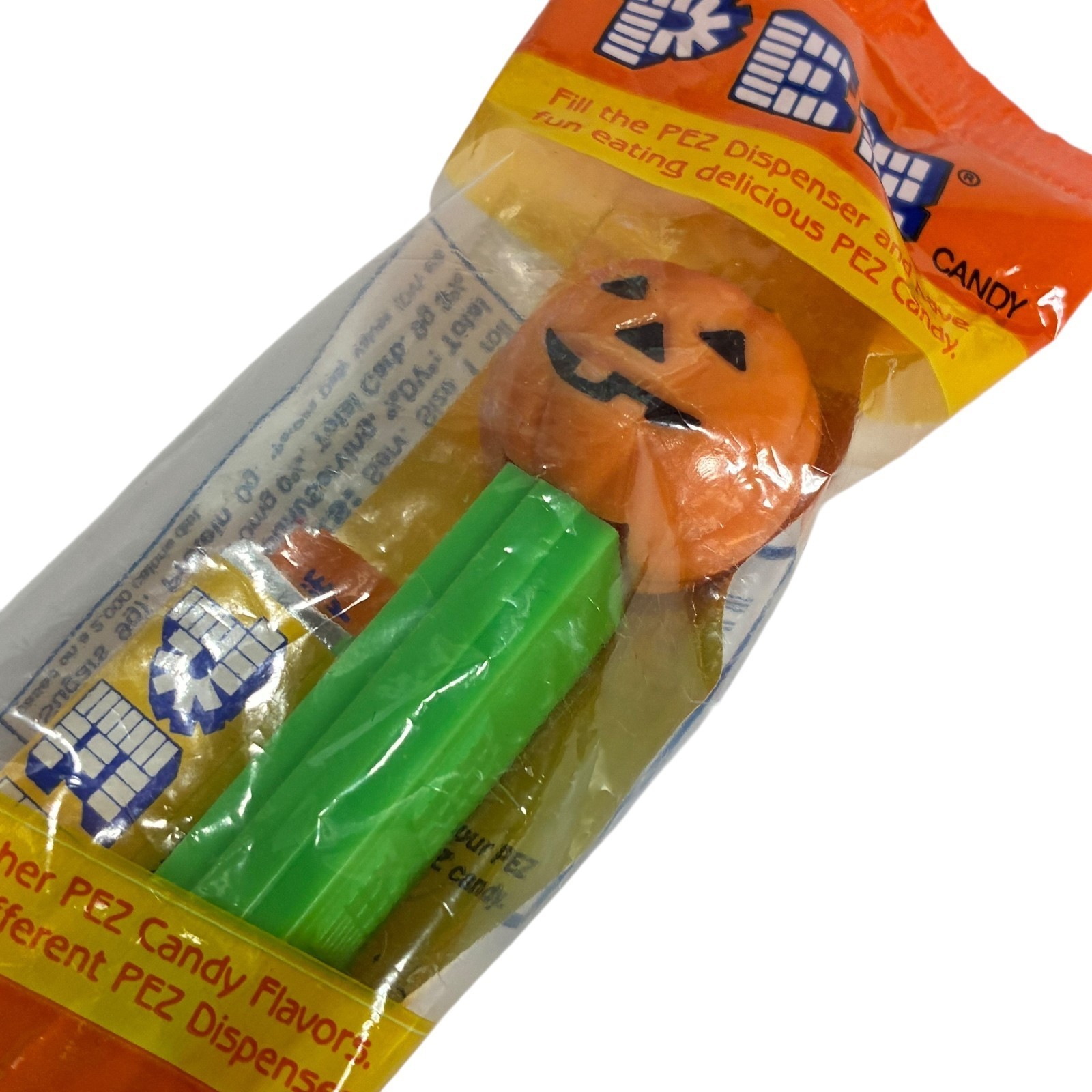 4pc PEZ Halloween Lot VTG New/Sealed Witch, Skull, Small & Large Pumpkin Heads Item image 5