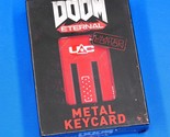 DOOM Eternal Red UAC Key Card Figure Official Limited Edition 5&quot; Metal R... - $41.99