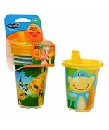 Cups Sippy Zoo Animals Sippy Cups 12 Pk. Feeding Cups Utensils For The B... - $22.87