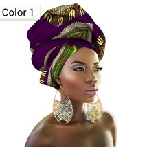 Cotton Wax Printing African National Headscarf More than 30 Colors  - £28.51 GBP