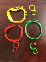 Rubber Wrist Bands in 3D - $1.97