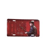 Elvis Presley red metal 68 comeback special license plate E8774 - $13.99