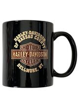 Harley-Davidson Nassau County Bellmore NY Dealership Coffee Mug Black Ce... - $13.50