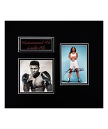 Muhammed Ali &amp; Laila Ali Autographed Photos&#39; Museum Framed Ready to Display - $9,389.58 MXN