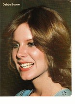 Debby Boone Lance Kerwin teen magazine pinup clipping side profile shot rare - £2.81 GBP
