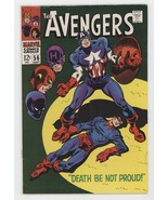 Avengers 56 Marvel 1968 FN VF Captain America Black Panther Hawkeye Baro... - £50.33 GBP