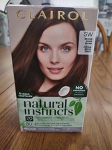 Clairol Natural Instincts 5W Medium Warm Brown Hair Color - £17.69 GBP