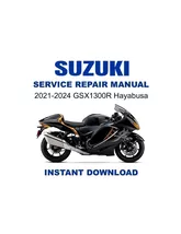 2021-2024 Suzuki GSX1300R Hayabusa (Gen 3) Service Repair Workshop Manual - $23.94 CAD