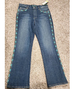 Vtg Ralph Lauren Aztec Southwestern Beaded Bootcut Jeans Womens 8 NWT$109 - $89.18 CAD