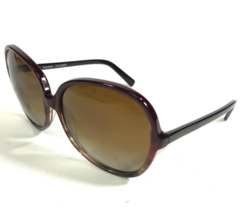 Warby Parker Sunglasses Liv-313 Brown Round Frames with Brown Lenses 60-15-140 - £52.45 GBP