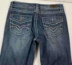 Harley Davidson Jeans Womens 8 Straight Fit Bootcut Flap Motorcycle Biker - $29.99