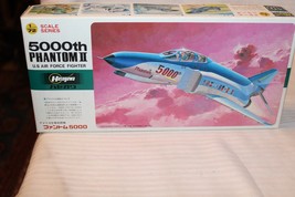 1/72 Scale Hasegawa, USAF 5000th Phantom II Jet Model Kit #E010:600 BN Open Box - $68.40