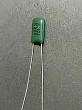 10pcs 2200PF 2.2nf BRANDED .0022J 100BR POLYESTER FILM GREEN EPOXY COATE... - £3.49 GBP