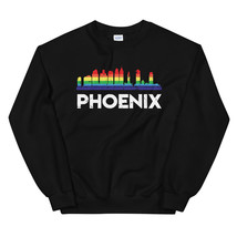 LGBT Flag Rainbow Shirt LGBT Phoenix City Pride Unisex Sweatshirt - £23.16 GBP