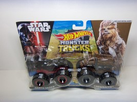 Hot Wheels Monster Trucks Star Wars Darth Vader Vs Chewbacca - £11.80 GBP