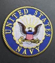 Us Navy Usn Naval Design Embroidered Arm Patch 4.5 Inches - £5.42 GBP