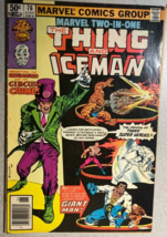 Marvel TWO-IN-ONE #76 Thing &amp; Iceman (1981) Marvel Comics Vg+ - £11.07 GBP