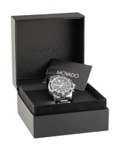 Movado Series 800 Men&#39;s Quartz Chronograph w/ Box and Papers - £947.47 GBP