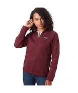 Patagonia Better Sweater 1/4-Zip Fleece Jacket in Dark Currant Size Small - $44.55