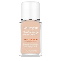 NEUTROGENA SKIN CLEARING OIL-FREE MAKEUP SOFT BEIGE 50 06/2024 - £7.84 GBP