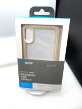 iPhone XR Case (Speck Presidio V-Grip) - Glitter,  Grippy Case - £2.35 GBP