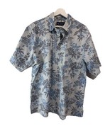 Blue Paradise Men’s XL Cotton Camp Style Shirt Blue Tropical Vacation - $29.80 CAD