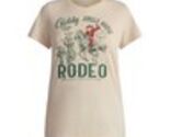 Holiday Time Christmas Women's Jingle Horse Graphic Tee, Beige Size 2XL(20) - $16.82