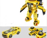 Transformers Yellow Bumblebee Camero Sport Car with Custom Minifigure set - £23.49 GBP