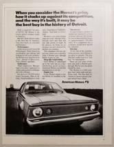 1971 Print Ad AMC Hornet 2-Door Sedan by American Motors  - £9.12 GBP