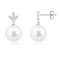 ANGARA Freshwater Pearl Earrings for Women in Sterling Silver (9mm Pearl) - $312.55+