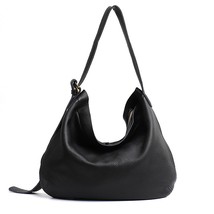 SC Vintage Cow Leather Handbag Women Large Casual  Leather Street Style Shoulder - £117.47 GBP