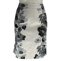 Apt. 9 Skirt Floral Print Cotton Stretch Pencil Women&#39;s Size 10 - £10.06 GBP