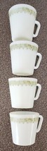 PYREX ~ USA ~ Set of Four (4) ~ SPRING BLOSSOM ~ Corelle ~ Coffee Cups/M... - £29.78 GBP