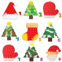 Combo Christmas Pop It Toy - Get into The Festive Spirit with This Fun H... - £11.47 GBP