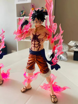 One Piece Monkey D Luffy Anime PVC Action Figure Cherry Flame Model Toy ... - $274.72 MXN