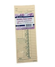 Adams Weekly Time Cards 9652-200 1-Sided Numbered Days – Pack of 200, 3.... - $21.15 CAD